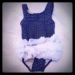 Polka dot swimsuit